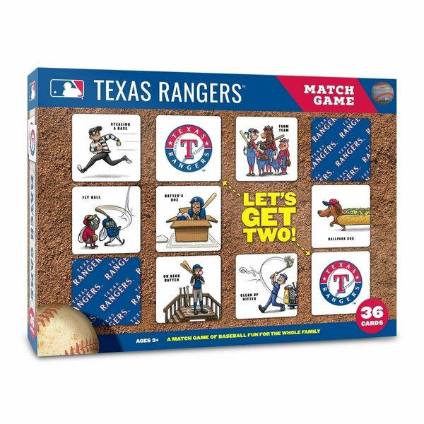 Youthefan MLB Texas Rangers Licensed Memory Match Game 2500904